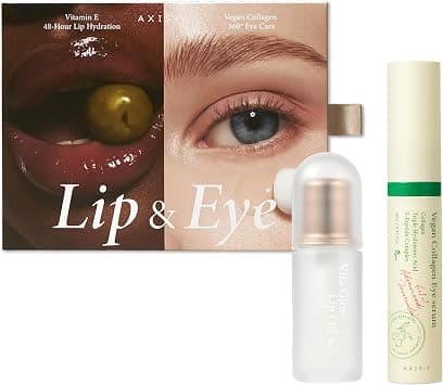AXIS-Y Vita Glow Lip Oil Dreamy Olive & Vegan Collagen Eye Serum Hydra Barrier Duo for Clear Lips and Eyes على Amazon.ae - متتبع الأسعار