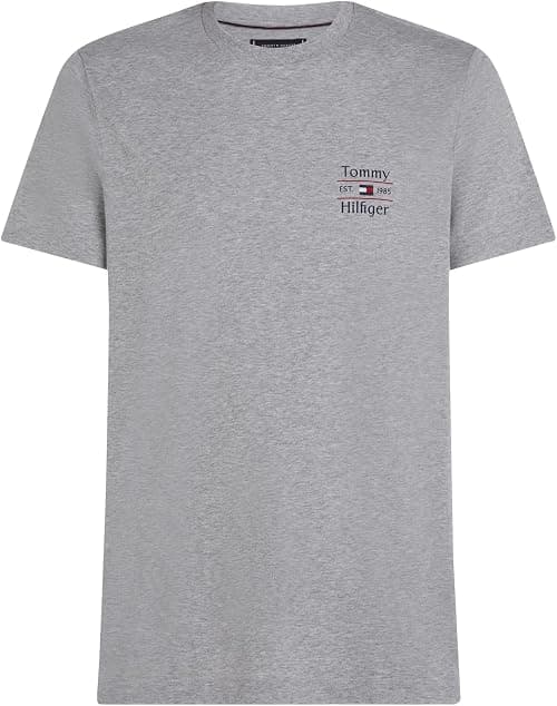 Tommy Hilfiger mens HILFIGER STACK TEE S/S T-Shirt on Amazon - Best Deal Finder