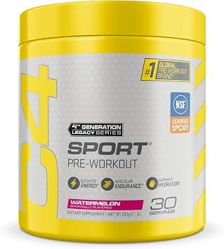 Cellucor C4 Sport Pre Workout Powder Sports Hydration & Energy Drink Supplement with Creatine Monohydrate & Beta Alanine on Amazon.sa - Price Tracker