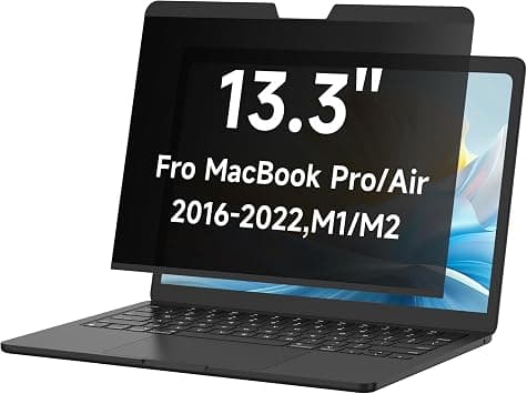Laptop Privacy Screen Magnetic MacBook Pro 13 Inch (2016-2022, M1,M2) and MacBook Air 13 Inch(2018-2021, M1),Magnetic Removable Computer Screen Privacy Shield for Mac 13Inch on Amazon.ae - Price Tracker