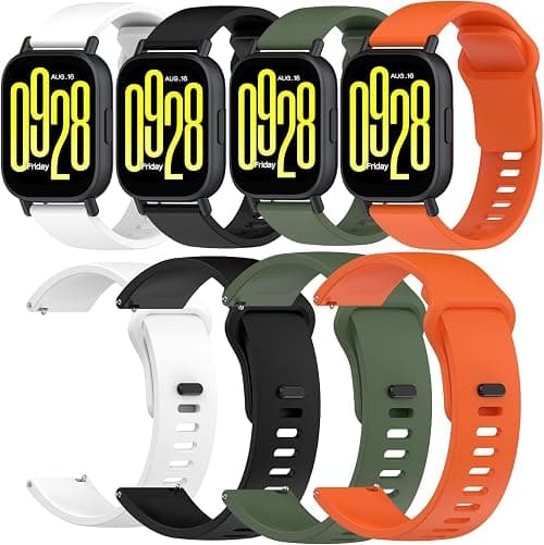 4 Pcs Silicone Strap Compatible with Xiaomi Redmi Watch 5 Active/5 Lite Women's Straps, Replacement Strap for Redmi Watch 5 Active/5 Lite on Amazon.sa - Price Tracker