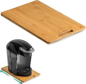 ANBOXIT Appliance Sliding Tray for Coffee Maker, Bamboo Small Appliance Slider for Countertop, Kitchen Pull Out Tray for Coffee Maker, with Rubber Wheels, Deep - Medium (14.5"D x 9.5"W) على Amazon.ae - متتبع الأسعار
