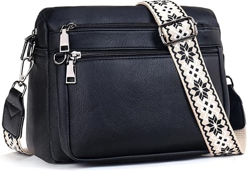 ATERITSSI Crossbody Purses for Women Trendy,Vegan Leather Crossbody Bags,Cell Phone Camera Shoulder Handbags with Card Slots on Amazon.sa - Price Tracker
