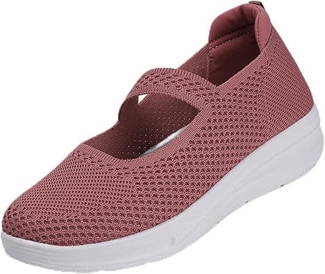 Women Nurse Platform Air Cushion Walking Sneakers Breathable Mesh Orthopedic Diabetic Wedge Slip Ons Mary Jane Toning Rocker Work Shoes - Amazon.sa Price Tracker