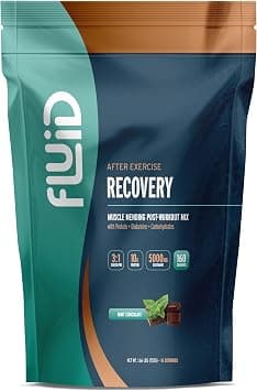 Fluid Recovery Post-Workout Drink Mix, Whey Isolate Protein, L-Glutamine, Carbs, All Natural Ingredients, Gluten-Free, Lactose-Free, Delicious After Exercise Muscle Recovery (Mint Chocolate) on Amazon.ae - Price Tracker