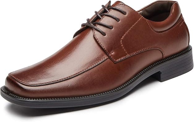 DECARSDZ Men's Dress Shoes Formal Classic Lace-up Oxfords Black على Amazon.ae - متتبع الأسعار