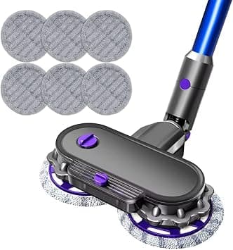 Electric Cleaning Mop Head for Dyson V7 V8 V11 V10 Vacuum Cleaner Wet & Dry Mop Cleaning Head Combining Vacuuming and Mopping, Hardwood Floor Attachment with 150ml Removable Water Tank - متتبع أسعار Amazon.sa