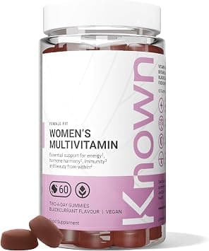Known Women's Multivitamin Gummies – Berry Flavour – Vegan Gummy Supplement - Vitamins A, C, D3, E, B6, B12, Biotin, Iron, Zinc, Iodine, Sea Moss – Energy, Skin, Hair & Immune Support – 1 Month Supply on Amazon.ae - Price Tracker