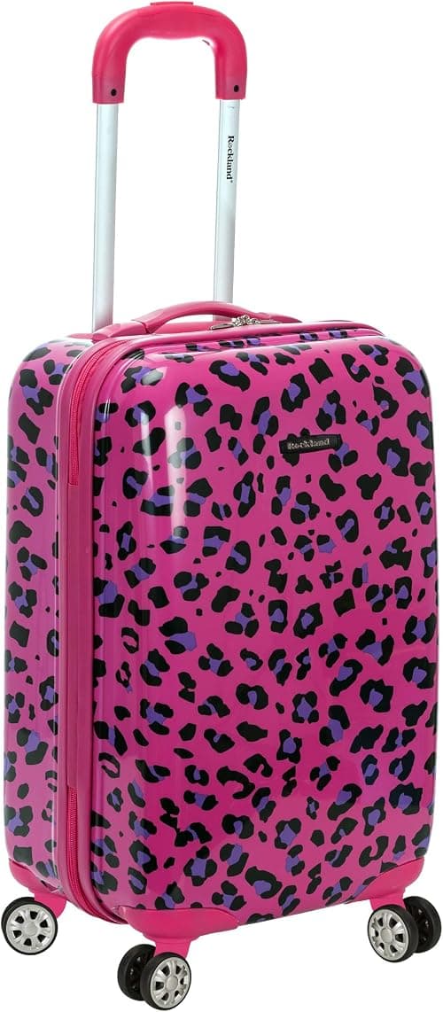 Rockland Safari Hardside Spinner Wheel Luggage, Multi-colored, OneSize, Safari Hardside Spinner Wheel Luggage on Amazon - Best Deal Finder