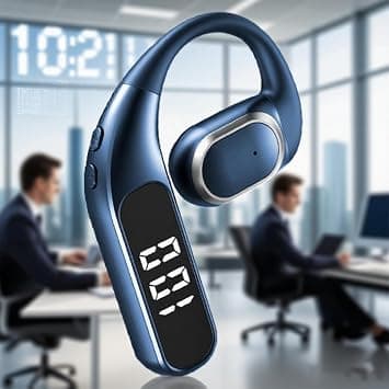 Single-Ear Bluetooth Headset with Bluetooth 5.5, ENC Noise Cancellation, HiFi Sound Quality, and 360° ACS Panoramic Audio. Compatible with Both Android and Apple Devices,F62(Blue). on Amazon.ae - Price Tracker