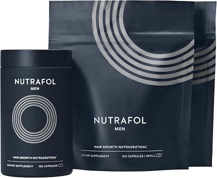 Nutrafol Men's Hair Growth Supplement, Clinically Proven for Thicker-Looking, Stronger-Feeling Hair and More Scalp Coverage (3-Month Supply)… on Amazon.ae - Price Tracker