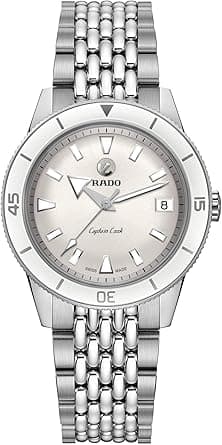 Rado Captain Cook Swiss Automatic Watch with Stainless Steel Strap, Silver, 21 (Model: R32500013) on Amazon.ae - Price Tracker