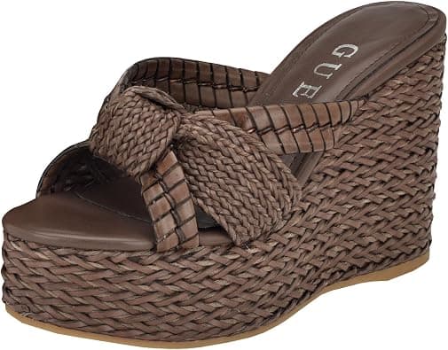 GUESS Women's Eveh Wedge Sandal على Amazon.ae - متتبع الأسعار