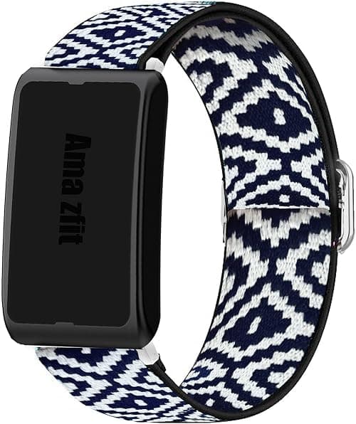 Lamshaw Compatible for Amazfit Helio Bands, Stretch Elastics Nylon Adjustable Replacement Strap Accessories for Men & Women Compatible for Amazfit Helio Fitness Tracker Wristband على Amazon.ae - متتبع الأسعار