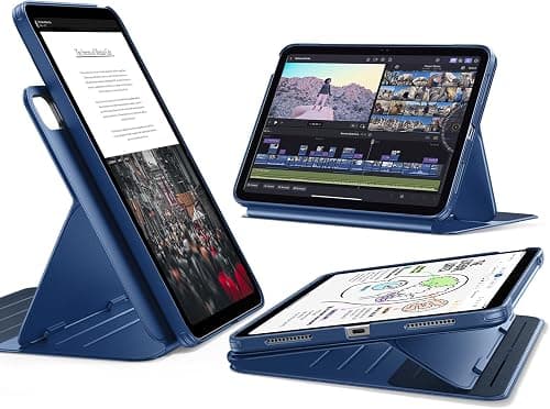 ESR for iPad A16 Case, iPad 11th/10th Generation Case (2025/2022), Removable Magnetic Cover, Adjustable Portrait/Landscape Stand with Raised Screen View, 9 Standing Angles, Blue on Amazon.ae - Price Tracker