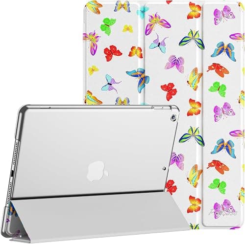 ProCase for iPad 9th/ 8th/ 7th Generation Case 10.2 Inch, Butterfly | 10.2 iPad Case 9th/ 8th/ 7th Gen Cover (2021/2020/2019), Slim Smart Cover With Translucent Hard Shell Back, Auto Sleep/Wake on Amazon.ae - Price Tracker