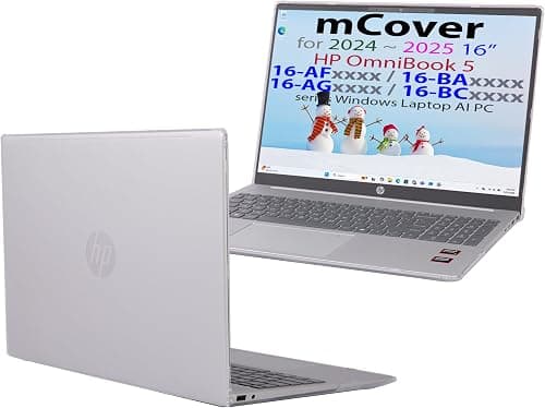 mCover Compatible with HP OmniBook 5 16-AF 16-AF 16-AF 16-AG 16-BAxxxx 16-BCxxxx Pavilion 16-AF 16-AF 16-AF 16-AG0000 Series Windows AI Notebook PC (NOT fit other HP Models) on Amazon.ae - Price Tracker