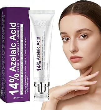 14% Azelaic Acid Acne Cream for Face, Redness-Soothing Azelaic Facial Cream, Prevents Acne Breakouts, Redness Reducing Skin Care, Ease Pimple Clarify Skin Soothe Irritation on Amazon.ae - Price Tracker