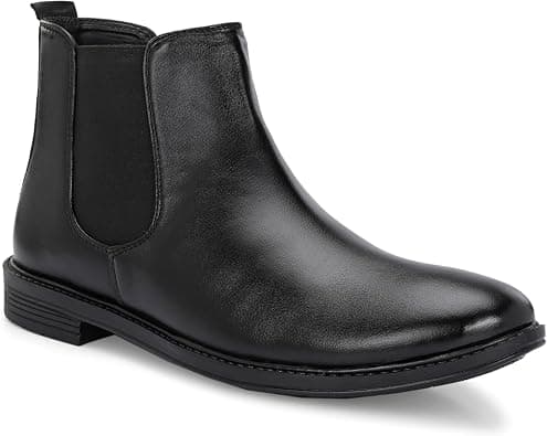 AADI Men's Synthetic Leather Lightweight Comfortable Trendy Outdoor Casual Shoes Slip On Chelsea Boots على Amazon.ae - متتبع الأسعار