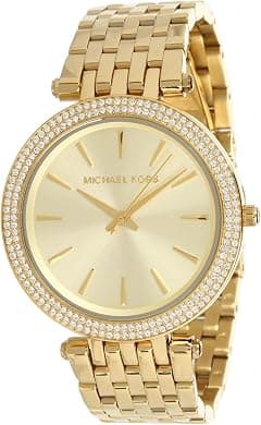 Michael Kors Darci Watch for Women, Quartz movement with Stainless steel or Leather strap - متتبع أسعار Amazon.sa