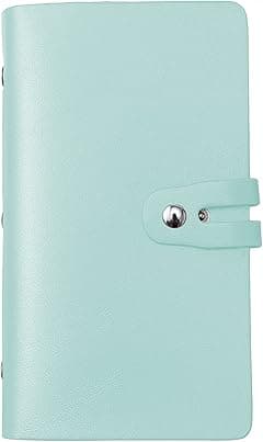 RFID Credit Card Holder, Leather Business Card Organizer with 96 Card Slots, Credit Card Protector for Managing Your Different Cards and Important Documents to Prevent Loss or Damage - Amazon.ae Price Tracker
