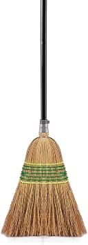 Yocada Heavy-Duty Corn Broom Commercial Indoor Outdoor Broom 59.8" Tall Perfect for Courtyard Garage Lobby Mall Market Floor Home Office Leaves Stone Dust Rubbish on Amazon - Best Deal Finder