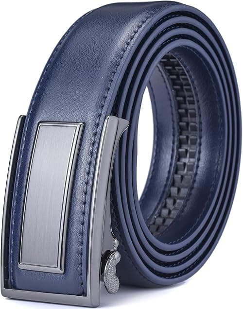 Men’s Belt Beltox Ratchet Dress Leather Buckle Belt Black Brown Blue 1 3/8” Gift Box on Amazon.ae - Price Tracker