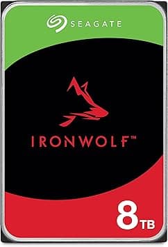 Seagate IronWolf, 8TB, NAS, Internal Hard Drive, CMR, 3.5 Inch, SATA, 6GB/s, 5,400 RPM, 256MB Cache, for RAID Network Attached Storage, FFP (ST8000VN004) on Amazon.ae - Price Tracker