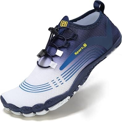 OUSIMEN Unisex Water Shoes Quick-Dry Non-Slip Soft Barefoot | Lightweight barefoot fit,shoelace switch elastic lace design on Amazon.ae - Price Tracker