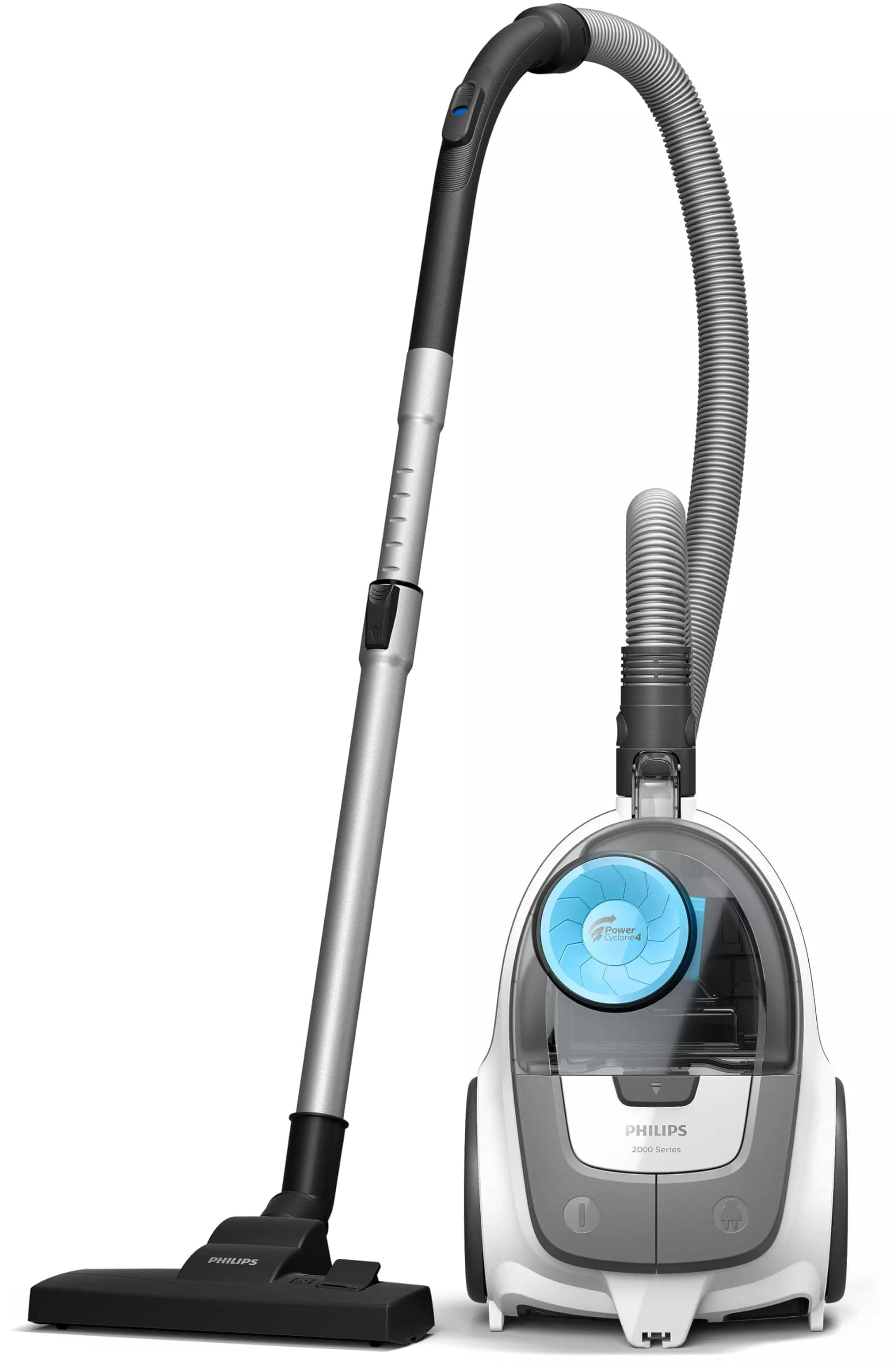 Philips Bagless Vacuum Cleaner 2000 Series - 1800W, 360W Suction Power, Super Clean Air Filter, PowerCyclone 4, Multi-purpose nozzle, Arctic White & Sky Blue - XB2023/61 on Amazon.ae - Price Tracker