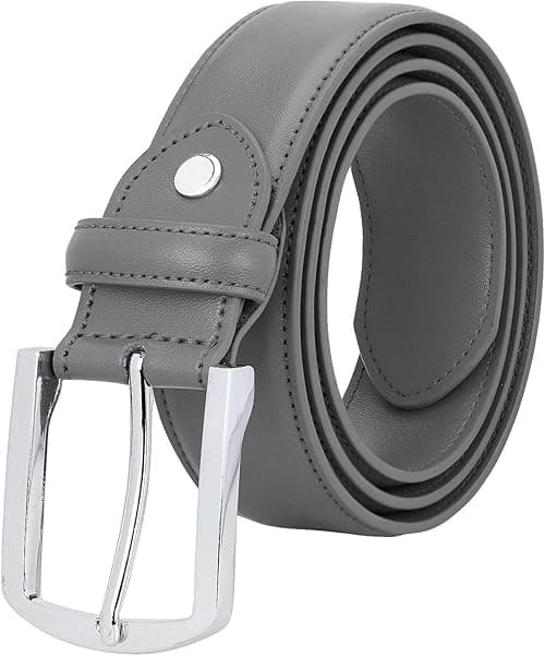 Falari Men Genuine Leather Casual Dress Belt With Single Prong Buckle 16 Colors on Amazon.ae - Price Tracker