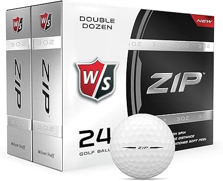 WILSON Staff Zip Golf Balls (Pack of 24) على Amazon.ae - متتبع الأسعار
