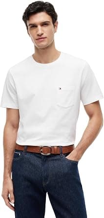 Tommy Hilfiger Mens ESSENTIAL SOLID POCK S/S T-Shirt on Amazon - Best Deal Finder