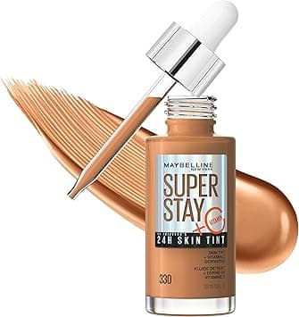 Maybelline Super Stay Up to 24HR Skin Tint, Radiant Light-to-Medium Coverage Foundation, Makeup Infused With Vitamin C, 330, 1 Count on Amazon.ae - Price Tracker