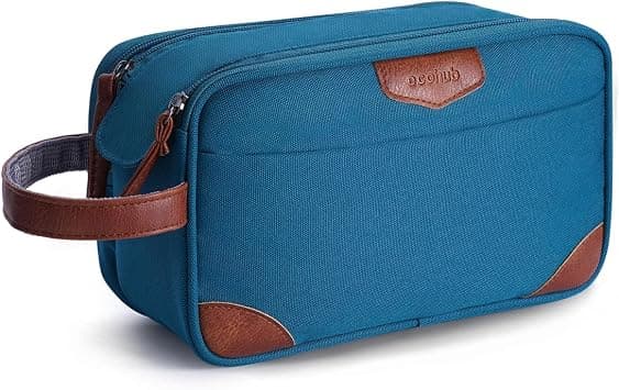 ECOHUB Toiletry Bag for Men, Wide Open Dopp Kit with Multiple Pockets, Wet Dry Separation Shaving Bag, Travel Toiletry Organizer, Gift for Him, Blue Green on Amazon - Best Deal Finder