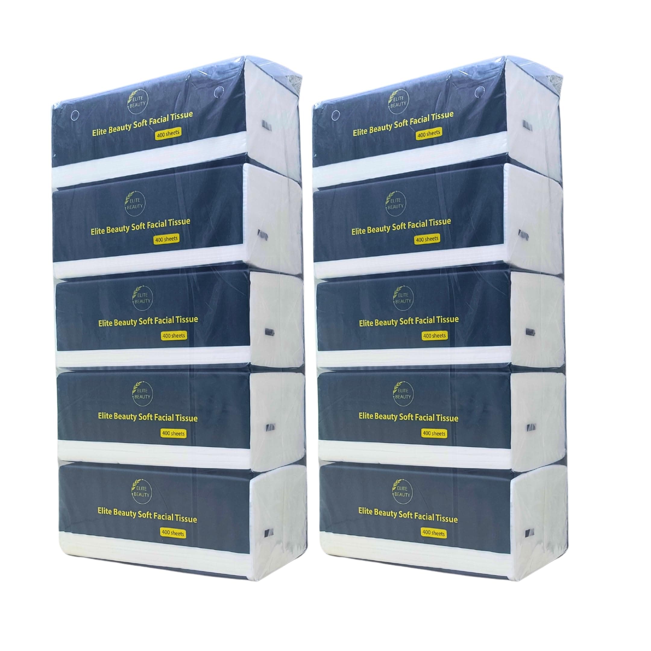 Elite Soft Facial Tissue 4ply 2 Pack of 400 x 5 pieces on Amazon.ae - Price Tracker