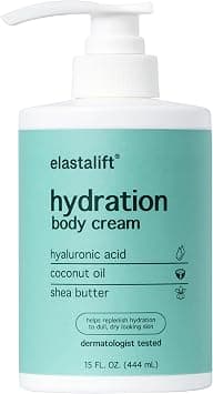 Elastalift Hyaluronic Acid Moisturizer Body Lotion | Anti Aging Skin Care Body Cream & Face Lotion Diminishes Look Of Wrinkles, Sagging Skin, Crepey Skin, Cellulite, Stretch Marks, Dry Skin, 15 Fl Oz on Amazon.ae - Price Tracker