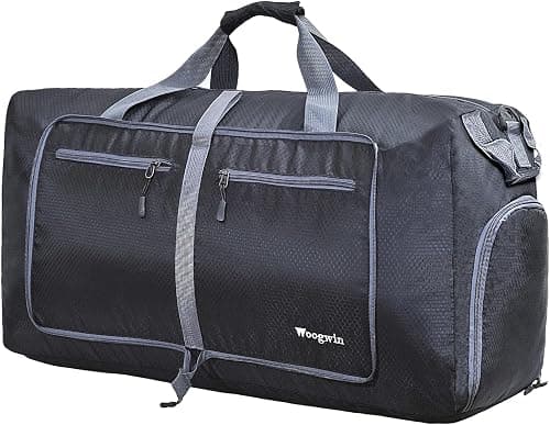 Woogwin Travel Duffel Bag Large Foldable Waterproof Overnight Bag for Beach Swim Bags Pool Sports Gym on Amazon - Best Deal Finder