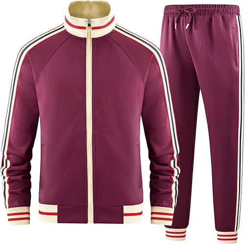 Men Track Suits for Men Set mens track suits 2 piece set (pack of 2) on Amazon.ae - Price Tracker