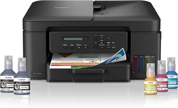 Brother Wireless All In One Ink Tank Printer, DCP-T730DW, Automatic Duplex Print & Scan, ADF, Email & Mobile Print, Compact Design - Amazon.sa Price Tracker