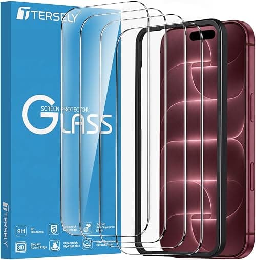 T Tersely 4 Pack Screen Protector for iPhone 18 Pro Max/17 Pro Max on Amazon.sa - Price Tracker