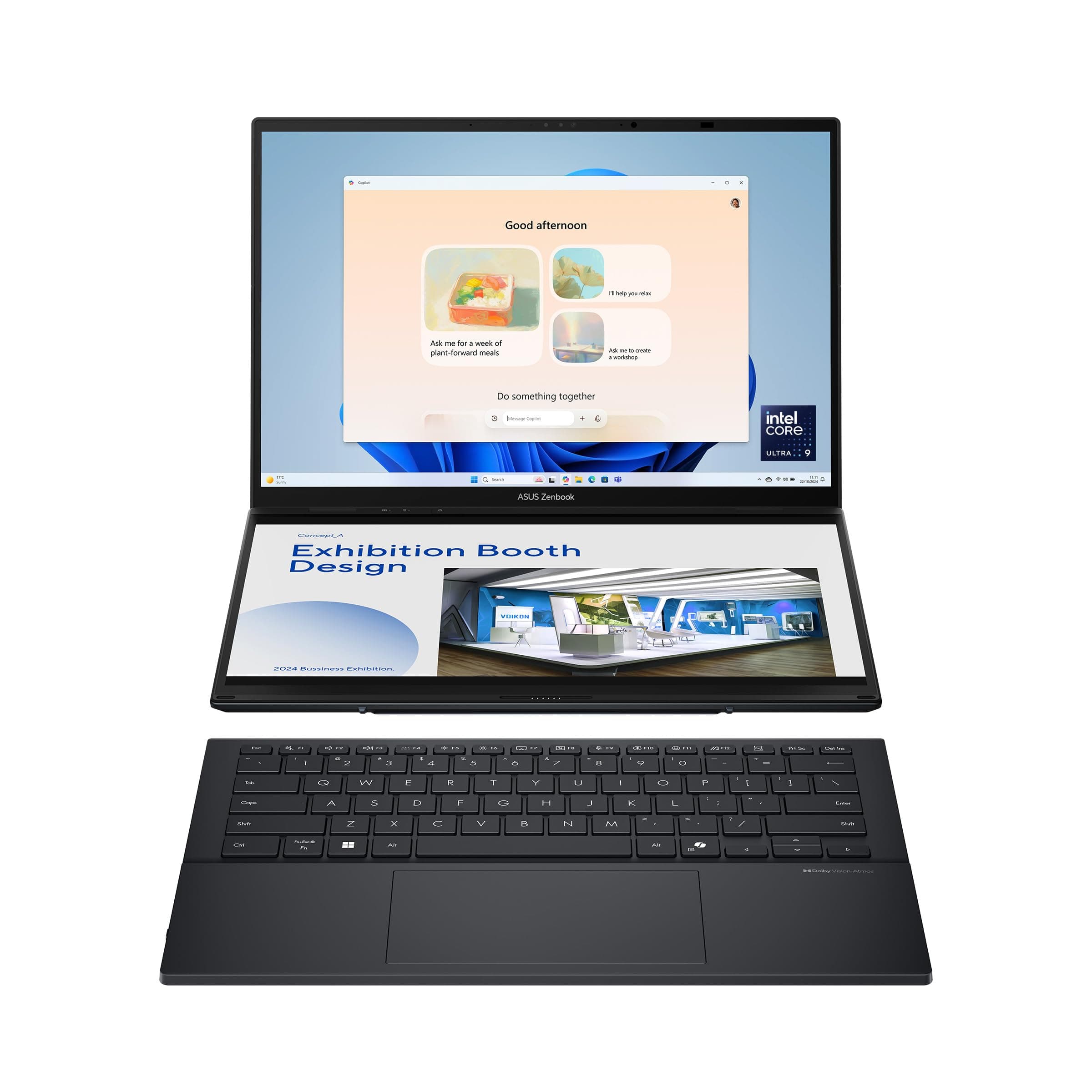 ASUS Zenbook Duo UX8406CA-PZ005W Touch Screen/Intel Ultra 9-285H/32GB RAM/2TB SSD/14 Inch 3K (2880x1800)120Hz OLED/Windows 11 Home, Eng/Arb keyboard - Basalt Gray on Amazon.ae - Price Tracker