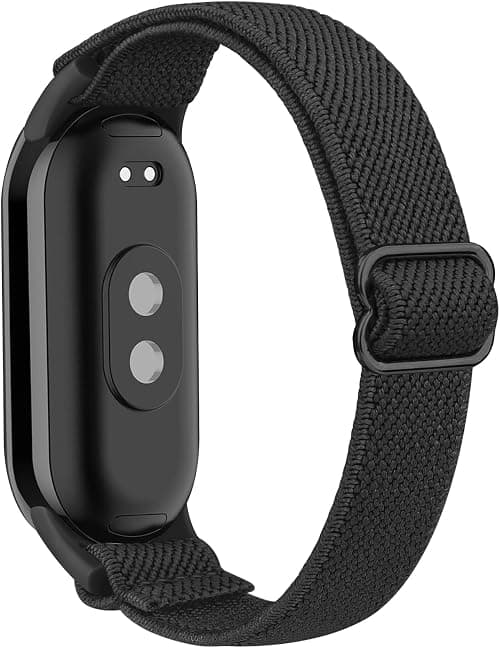 Elastic Bracelet for Xiaomi Mi Band 8/9/10 Strap, Stretchy, Adjustable, Breathable Nylon Strap compatible with Xiaomi Mi Smart Band 8/9/10 Band for Men and Women (Black) on Amazon.sa - Price Tracker