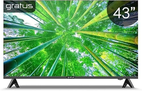 Gratus 43" HD Ready QLED Smart TV, Android 14, DVB T2/S2 Receiver, 2 USB, 2 HDMI, Model- LT43Q24H على Amazon.ae - متتبع الأسعار