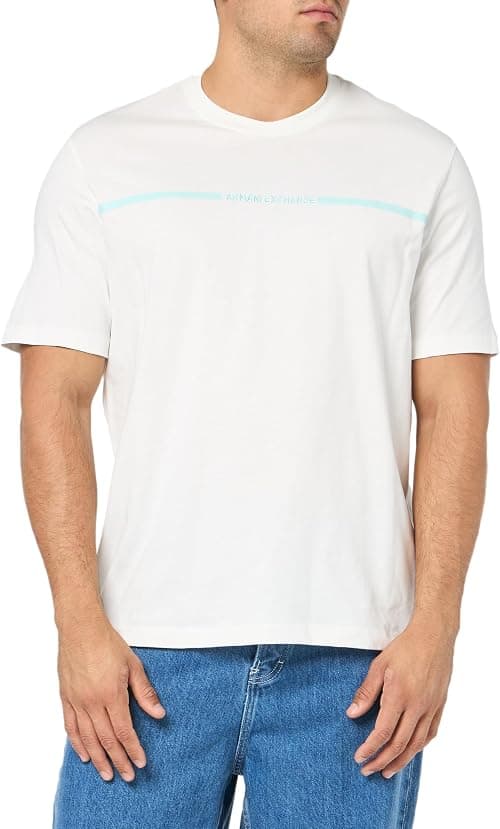 A|X ARMANI EXCHANGE Men's Line Logo Branded Short Sleeve T-Shirt on Amazon - Best Deal Finder