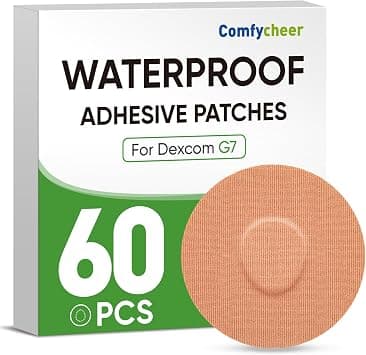 Dexcom G7 Over Patches 60pcs,Sensor Protect Adhesive Patch,Waterproof Over Patches for Dexcom G7 & Stelo CGM,Continuous Glucose Monitor Sensor Covers on Amazon.ae - Price Tracker