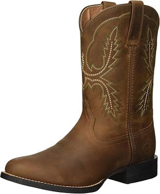 Ariat Heritage Roper Western Boots- Men’s Traditional Leather Country Boot على Amazon.ae - متتبع الأسعار