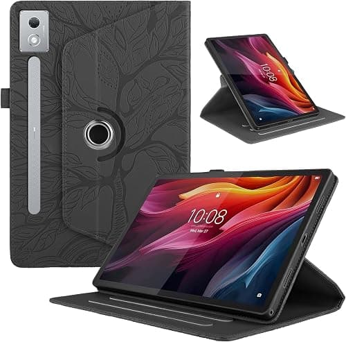 Case for Lenovo Tab Pro 12.7 Inch 2025 Rotating Case Black Tree on Amazon.ae - Price Tracker