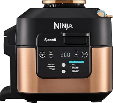 Ninja 10-in-1 Speedi Cuiseur rapide, Air Fryer, 5.7L, Repas pour 4 en 15 minutes, Vapeur, Gril, Cuire au four, Rtir, Saisir, Mijoter, Noir et Cuivre on Amazon.ae - Price Tracker