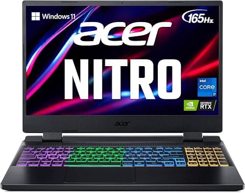 لابتوب ايسر نايترو 5 للالعاب بمعالج انتل كور i7-12700H ووحدة معالجة رسوميات انفيديا جيفورس RTX 3070 Ti، بشاشة 15.6 IPS QHD بتردد 165Hz، ذاكرة RAM 16GB DDR4 وهارد SSD 2TB مع كيبورد RGB وواي فاي 6 على أمازون - دليلك لأفضل العروض